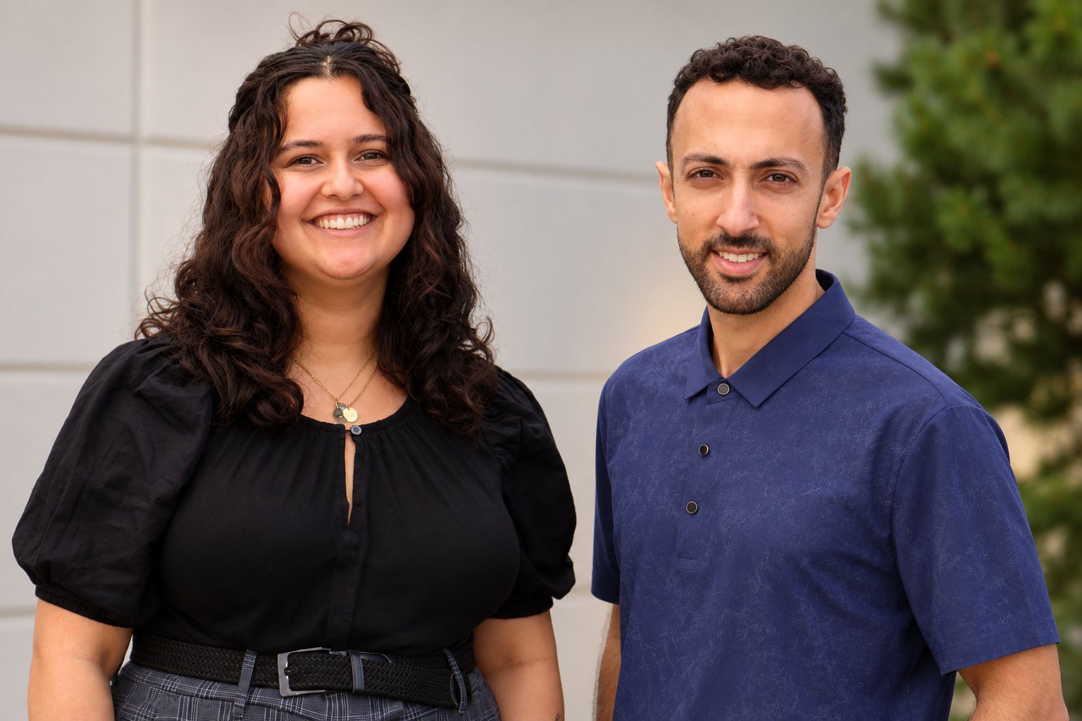 Cassie Holmes and Sal Shuqair, the psychotherapy and physiotherapy team at Shuqair Health & Wellness